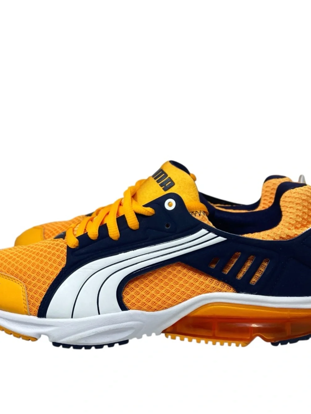 Puma Running Shoes Mens 10 Orange Athletic Trainers Lifestyle Eco‎ Ortholite
